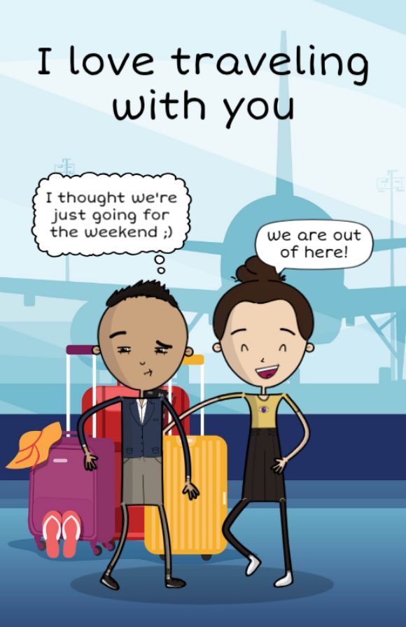 page: i love traveling with you