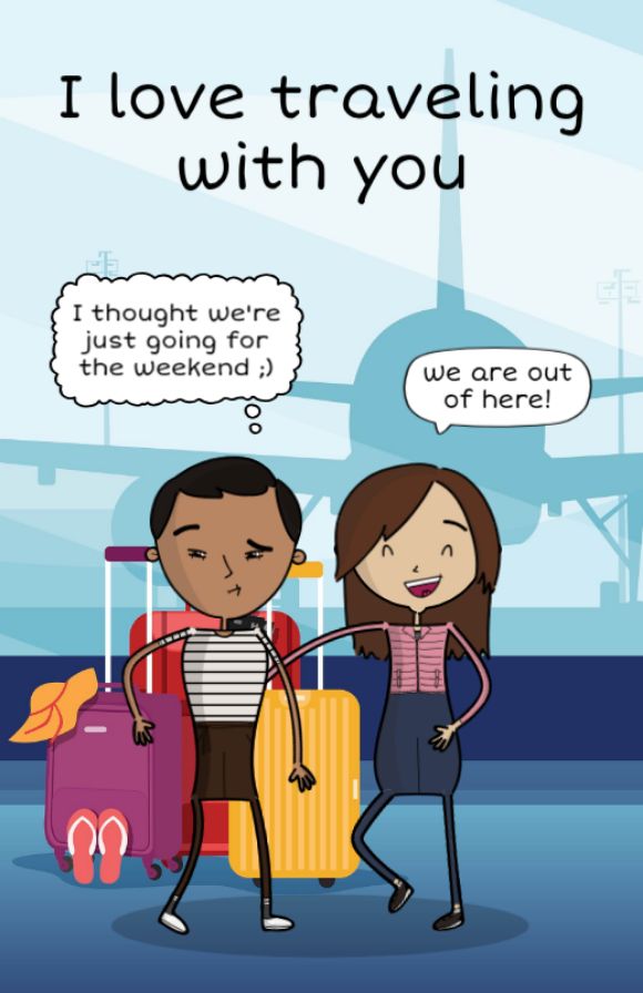 page: i love traveling with you