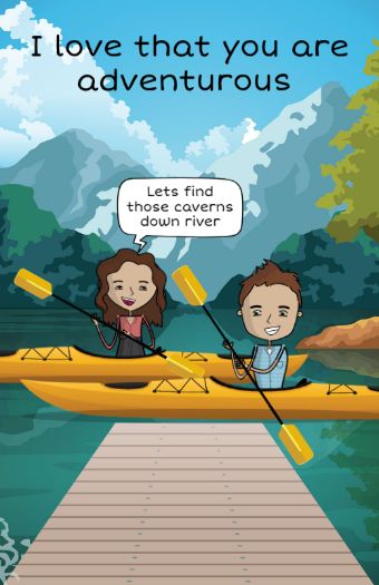 page: i love that you are adventurous